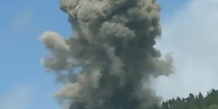 კანარის კუნძულებზე ვულკანმა ამოფრქვევა დაიწყო