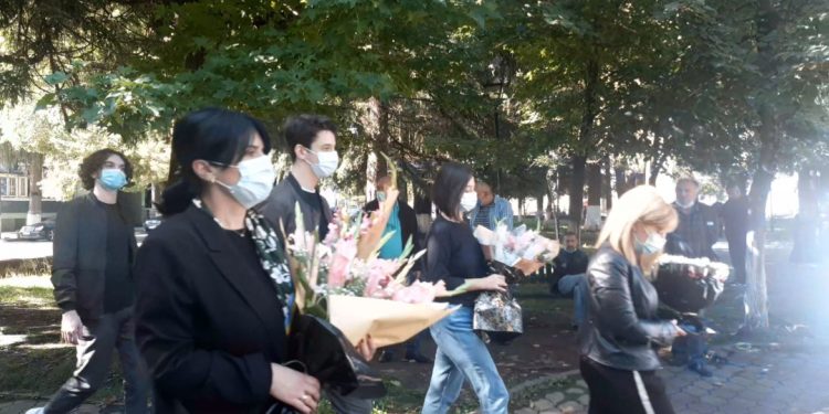 ოზურგეთში სოხუმის დაცემის დღე გაიხსენეს