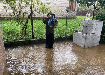 ძლიერი წვიმის შედეგად ოზურგეთში პრობლემები შეიქმნა