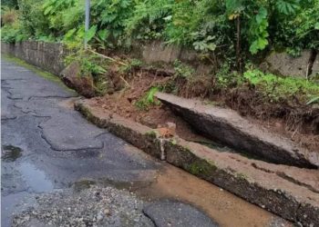 ძლიერი წვიმის გამო, ქობულეთის რამდენიმე სოფელში მეწყერი ჩამოწვა