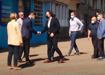 მმართველი პარტიის ლიდერები ოზურგეთში