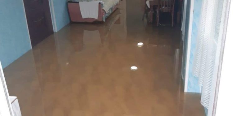 სტიქია სუფსაში – დატბორილია 20 ზე მეტი სახლი