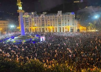 დღევანდელი აქცია 2012 წლის პროტესტის მასშტაბის იყო… +/- 3% – ხუხაშვილი