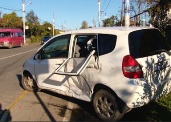 ავტოსაგზაო შემთხვევა ოზურგეთში, აღმაშენებლის ქუჩაზე – დაშავებულია ოთხი ადამიანი