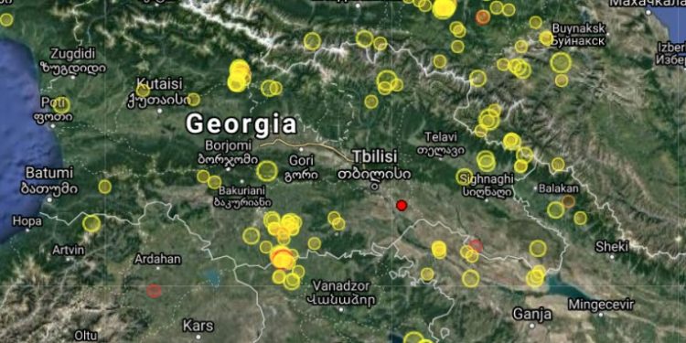 საქართველოში კიდევ ერთი მიწისძვრა მოხდა, ამჯერად თბილისთან ახლოს
