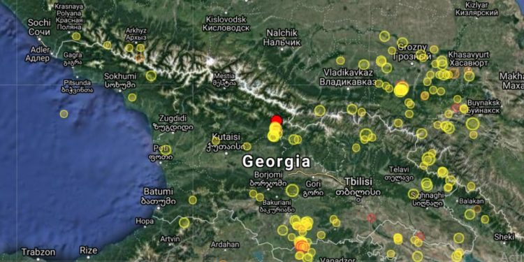 საქართველოში მიწისძვრა მოხდა