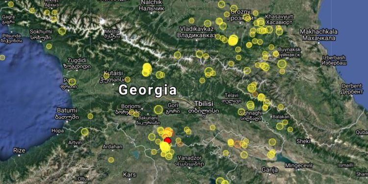 საქართველოში მიწისძვრა მოხდა