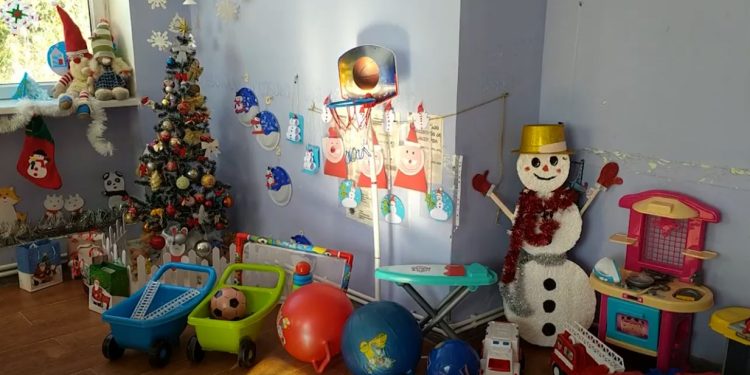 სოფელ აკეთის საბავშვო ბაღში ინფრასტრუქტურული სამუშაოები ჩატარდა