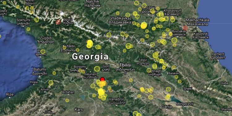 საქართველოში მიწისძვრა მოხდა