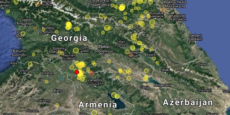 მიწისძვრა საქართველო-სომხეთის საზღვართან