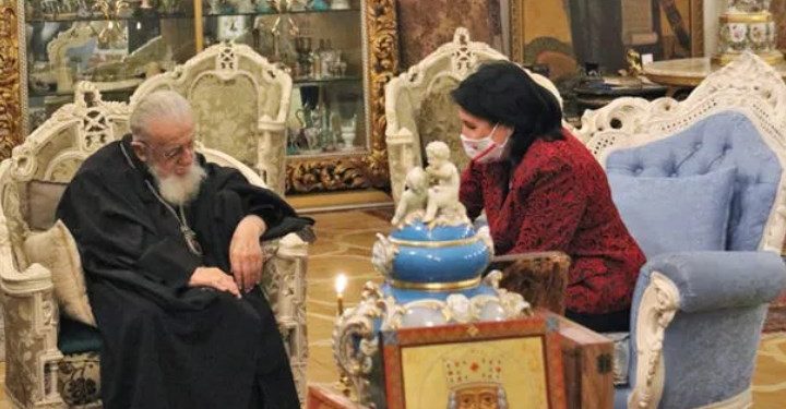 პრეზიდენტმა პატრიარქს ეროვნული თანხმობის პროცესის დაწყების შესახებ საკუთარი ინიციატივა წარუდგინა