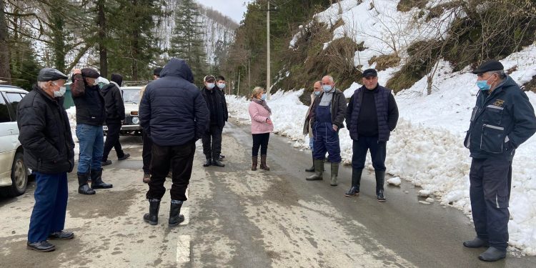 საპროტესტო აქცია სოფელ ნაბეღლავში