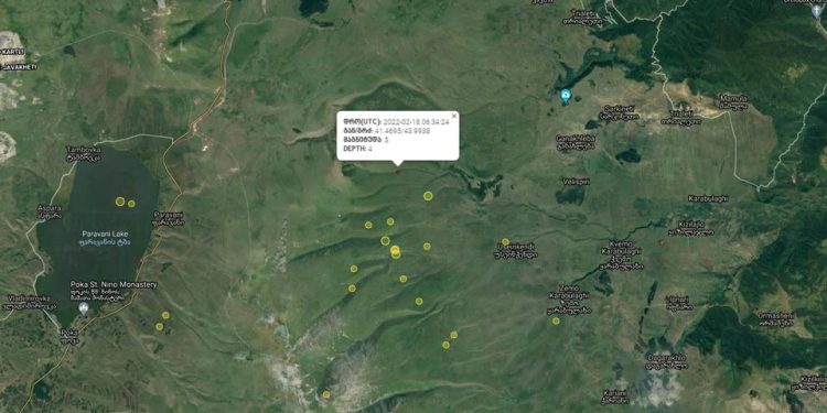 საქართველოში მიწისძვრა მოხდა