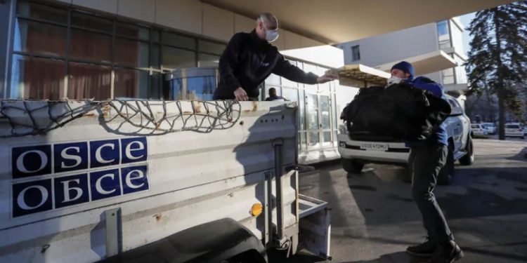 აშშ-მ აღმოსავლეთ უკრაინიდან ეუთოს დამკვირვებლების გაყვანა დაიწყო