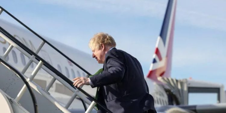 ბორის ჯონსონი უკრაინაში ჩავიდა