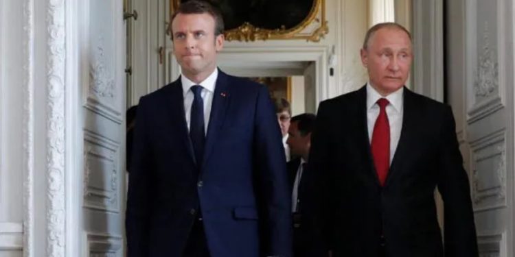 ვლადიმერ პუტინმა ემანუელ მაკრონთან საუბარში ომის შეწყვეტის პირობები დაასახელა