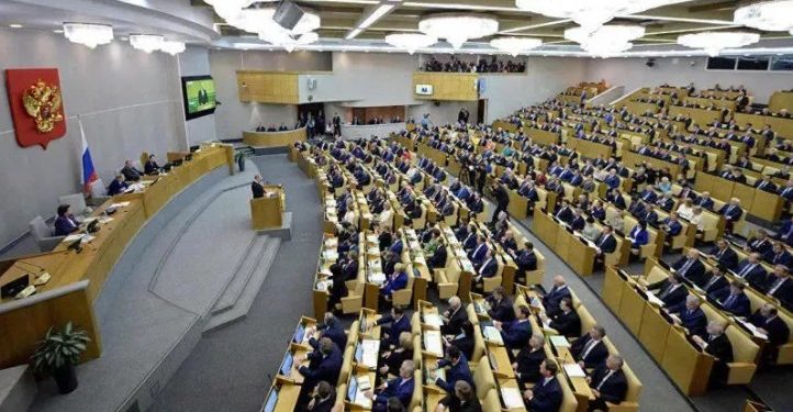 სახელმწიფო დუმა ვლადიმერ პუტინს ე.წ. დონეცკისა და ლუგანსკის სახალხო რესპუბლიკების აღიარების თხოვნით მიმართავს