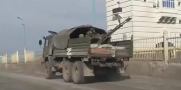 უკრაინული მედია – ხერსონის ოლქის ქალაქი ახალი კახოვკა რუსმა ძალებმა დაიკავეს