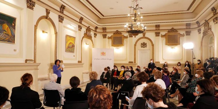 ვიდეო – სალომე ზურაბიშვილი, ეროვნული თანხმობის პროცესის ფარგლებში, სხვადასხვა სფეროს წარმომადგენელ ქალებს შეხვდა