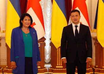 ვლადიმირ ზელენსკი საქართველოს პრეზიდენტს მხარდაჭერისთვის მადლობას ქართულ ენაზე უხდის