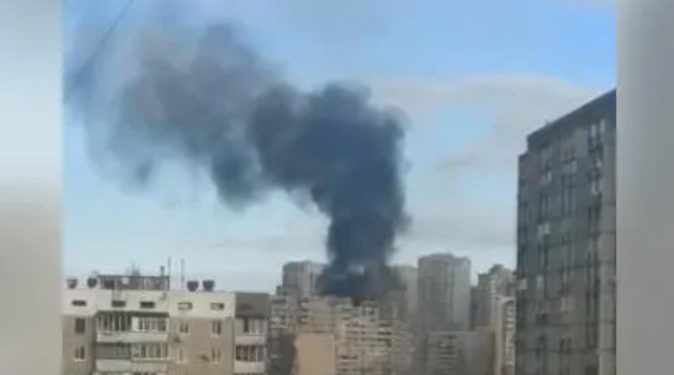 კიევის გარეუბანში სარაკეტო თავდასხმა განხორციელდა