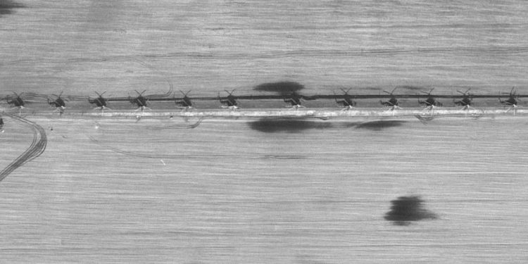 „როიტერი“ – ბელორუს-უკრაინის საზღვრიდან 32 კილომეტრის მანძილზე, დაახლოებით 150 სამგზავრო ვერტმფრენის და სახმელეთო ძალების მობილიზება შეინიშნება