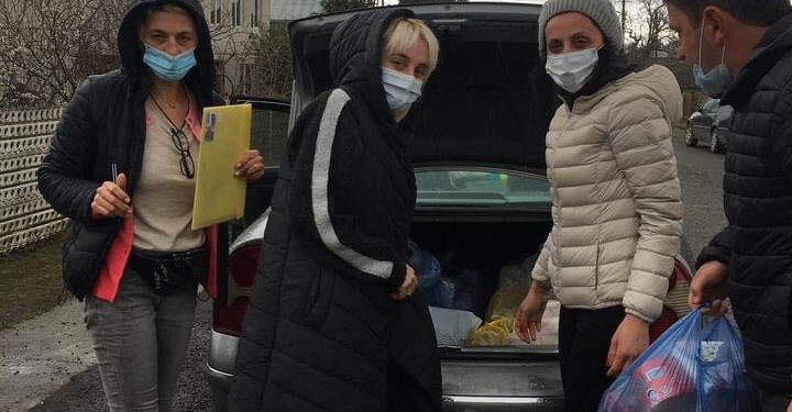 ლანჩხუთში ორგანიზაცია “რუდუნის” წევრებმა უკრაინელი ხალხისთვის სხვადასხვა ნივთები შეაგროვეს