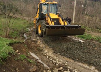 შიდა გზების სარემონტო სამუშაოები სოფელ შრომაში