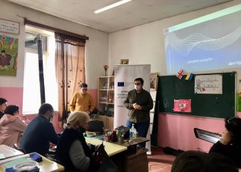 მოძრავი სახალხო უნივერსიტეტი შრომის საჯარო სკოლაში