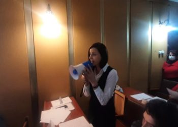 ოზურგეთის საკრებულოს სხდომა კვლავ ხმაურის და დაპირისპირების ფონზე წარიმართა