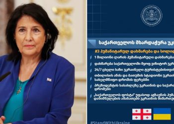 სალომე ზურაბიშვილი – პრეზიდენტის მხარდაჭერა არ გამოიხატება დროშების გადმოფენაში, არამედ მის განცხადებებში
