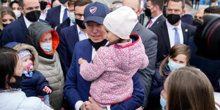 უკრაინელ ლტოლვილებთან შეხვედრის შემდეგ, ჯო ბაიდენმა ვლადიმერ პუტინს „ყასაბი“ უწოდა