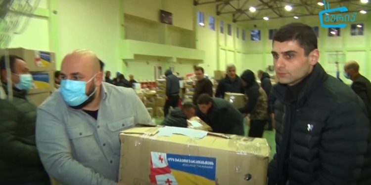 გურიის რეგიონიდან უკრაინელი ხალხის დასახმარებლად 10 ტონა ჰუმანიტარული ტვირთი გაიგზავნა