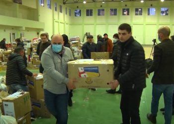 გურიიდან უკრაინელი ხალხის დასახმარებლად შეგროვებული ჰუმანიტარული ტვირთის პირველი ნაწილი გაიგზავნა