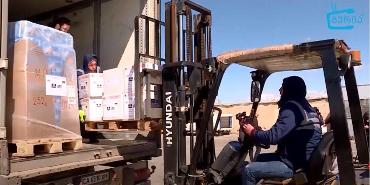 ჰუმანიტარული ტვირთი უკრაინელი ხალხის დასახმარებლად