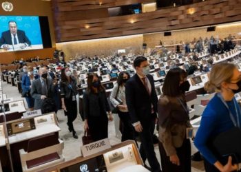 ჟენევაში, გაეროს განიარაღების კონფერენციაზე სერგეი ლავროვის ვიდეომიმართვისას ევროპელმა დიპლომატებმა პროტესტის ნიშნად დარბაზი დატოვეს