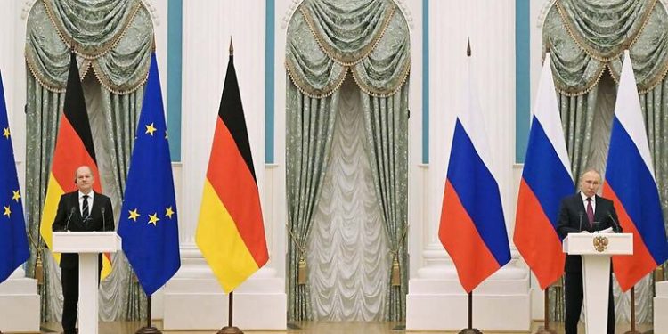 გერმანიის კანცლერმა პუტინს უკრაინაში ცეცხლის დაუყოვნებლივ შეწყვეტისკენ მოუწოდა