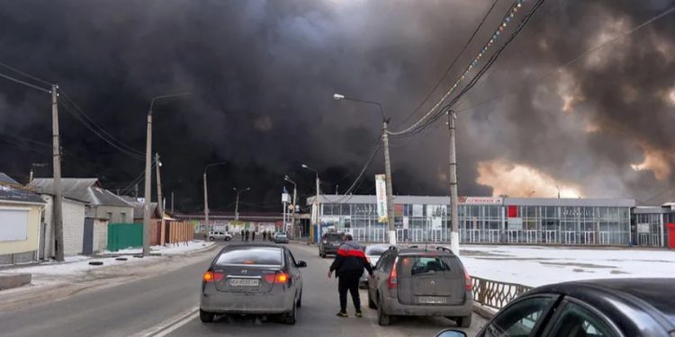 უკრაინა აცხადებს, რომ რუსულმა მხარემ ხარკოვში ბაზარი დაბომბა, რომელიც მსოფლიოში ერთ-ერთი უდიდესია