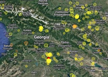 საქართველოში 4.1 მაგნიტუდის სიმძლავრის მიწისძვრა მოხდა