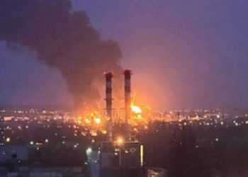 რუსეთის ქალაქ ბელგოროდში ნავთობის საწყობს ცეცხლი გაუჩნდა