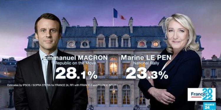 საფრანგეთის საპრეზიდენტო არჩევნების მეორე ტურში ულტრამემარჯვენე ერიკ ზემური მარინ ლე პენს დაუჭერს მხარს, დანარჩენი კანდიდატები კი ემანუელ მაკრონს
