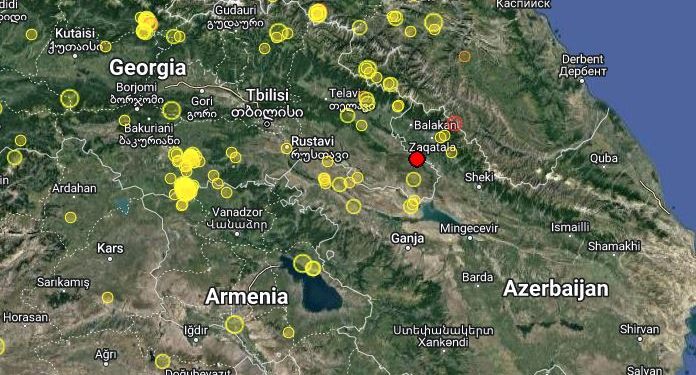 საქართველოში მიწისძვრა მოხდა