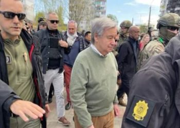 ანტონიო გუტერეში ბოროდიანკაში – როცა ამ განადგურებულ შენობებს ვხედავ, ერთ-ერთ ბინაში ჩემს ოჯახს წარმოვიდგენ, ვხედავ ჩემს შვილიშვილებს, როგორ გამორბიან პანიკით