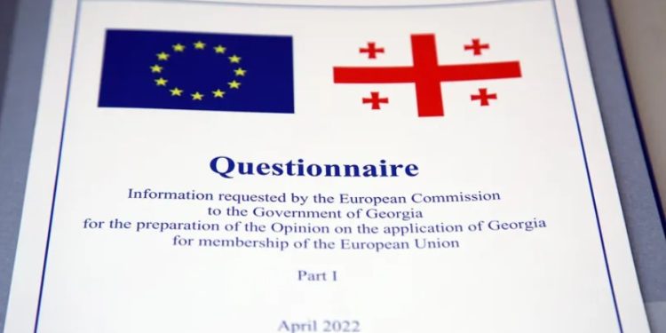 საქართველოს მთავრობა ევროკომისიის კითხვარს ასაჯაროებს