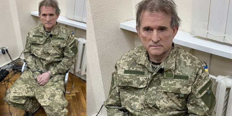 უკრაინაში, “პუტინის ნათლიმამად” წოდებული ვიქტორ მედვედჩუკი დააკავეს