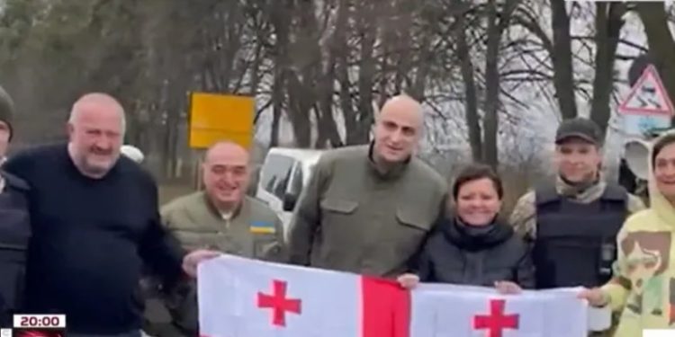 “ნაციონალური მოძრაობის” წევრები და გიორგი მარგველაშვილი უკრაინაში იმყოფებიან