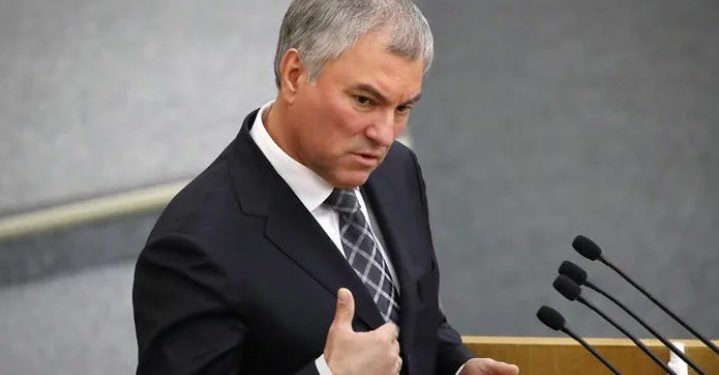 რუსეთის დუმის სპიკერი ვოლოდიმირ ზელენსკის ორ პირობას უყენებს