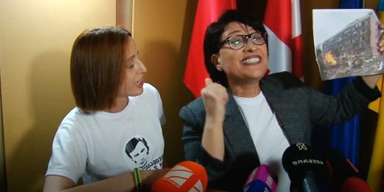 ვიდეო – სიტყვიერი და ფიზიკური დაპირისპიტრება ოზურგეთის საკრებულოს სხდომაზე