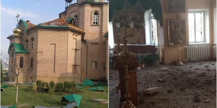 ოკუპანტებმა ბზობის კვირას სევეროდონეცკში ტაძარი დაბომბეს – გაიდაი