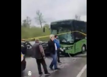 თბილისში ერთმანეთს ავტობუსი და მსუბუქი ავტომანქანა შეეჯახა, ერთი ადამიანი დაიღუპა